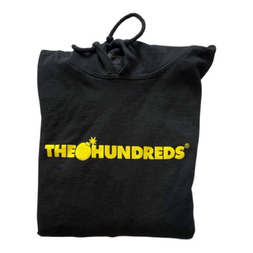 The Hundreds Black And Yellow Hoodie View 2